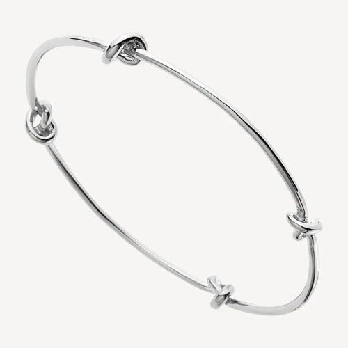 Nature’s Knot Bangle Silver (68mm)