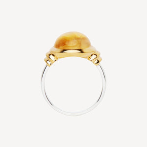 Limoncello Citrine Ring Two-Tone