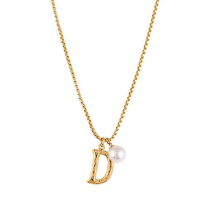 Pearl Letter Necklace