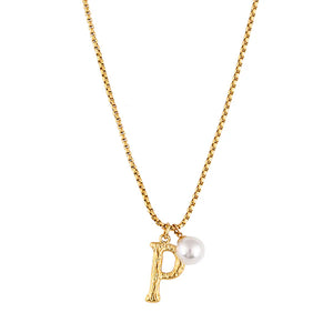 Pearl Letter Necklace