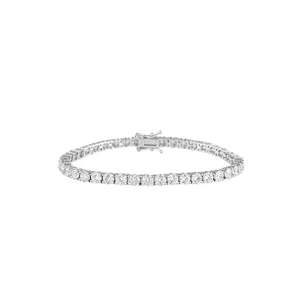 Tennis Bracelet Large Silver