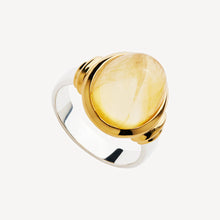 Load image into Gallery viewer, Limoncello Citrine Ring Two-Tone