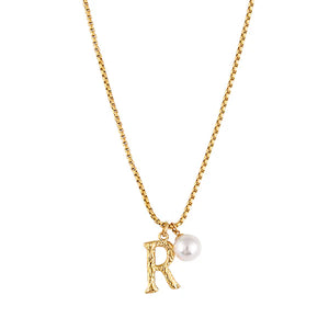 Pearl Letter Necklace