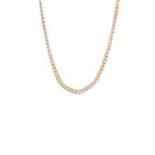 Load image into Gallery viewer, Tennis Necklace Small Gold