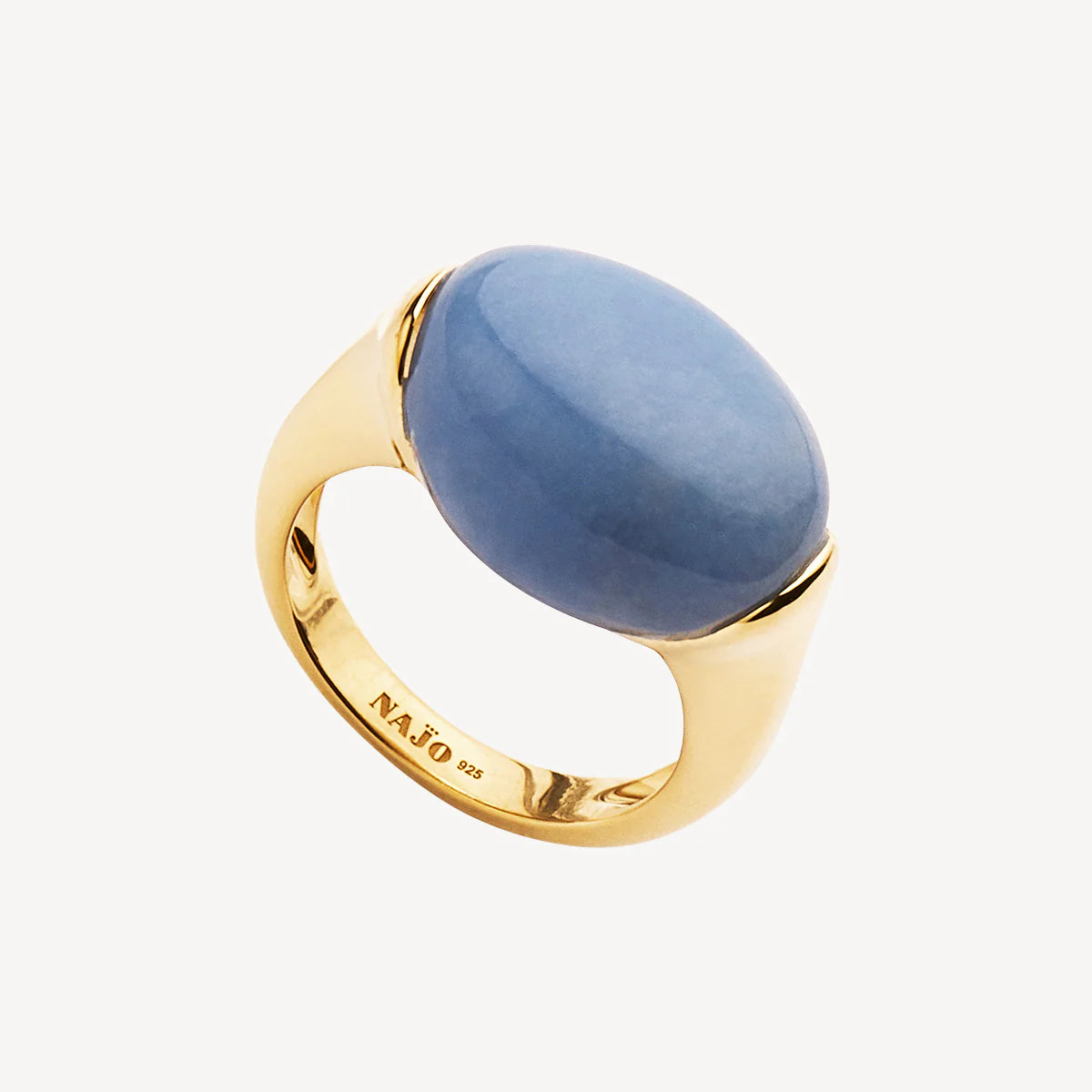 Ortenisa Angelite Ring Gold