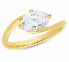 Load image into Gallery viewer, Flow 1.5ct Oval Lab Grown Diamond Engagement Ring