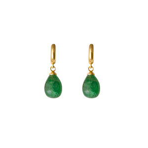 Abstract Earrings Aventurine