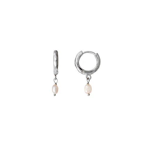 Clam Earrings Silver