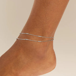 Halcyon Anklet Silver