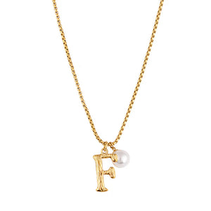 Pearl Letter Necklace