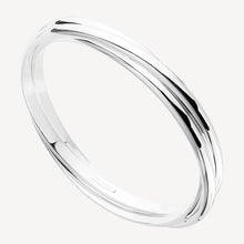 Load image into Gallery viewer, Honeysuckle Bangle Silver