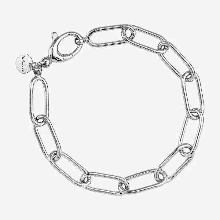 Vista Large Link Bracelet Silver