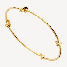 Load image into Gallery viewer, Nature’s Knot Bangle Gold (64mm)