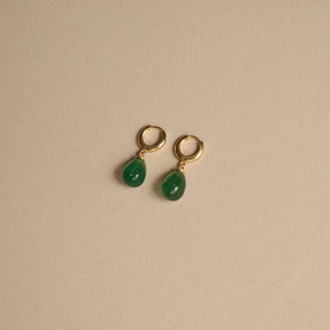 Abstract Earrings Aventurine