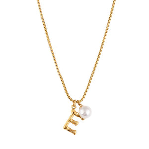 Pearl Letter Necklace