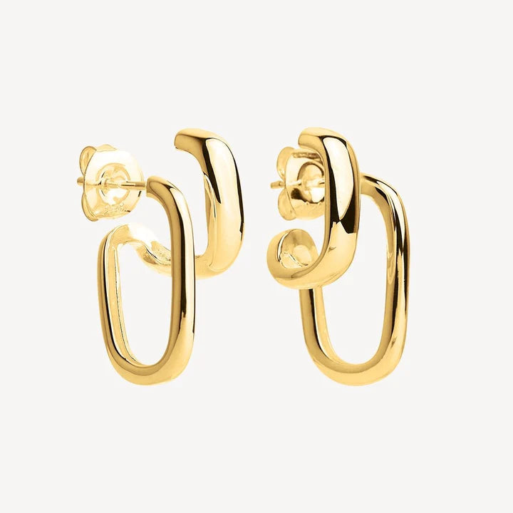 The Illusionist Earrings Gold