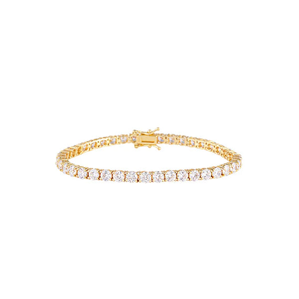 Tennis Bracelet Large Gold