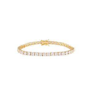 Tennis Bracelet Large Gold