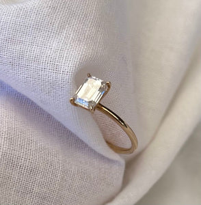 Eden Emerald Cut Engagement ring