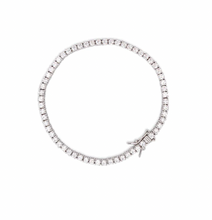 Load image into Gallery viewer, Tennis Bracelet Small Silver