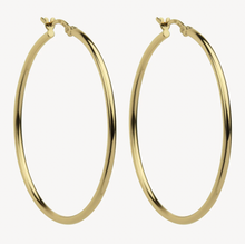 Load image into Gallery viewer, Simple Hoop 2x45mm Gold