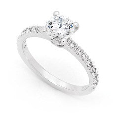 Always Forever Timeless White Gold Engagement Ring