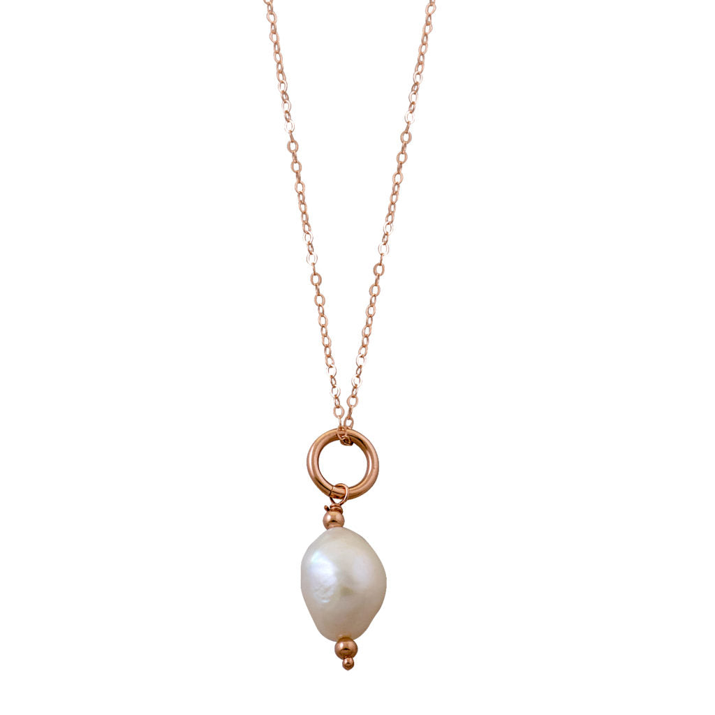 Belcher Necklace With Baroque Pearl