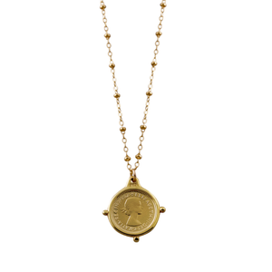 Rosario Necklace With Threepence