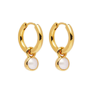 Heavenly Pearl Gold Earring