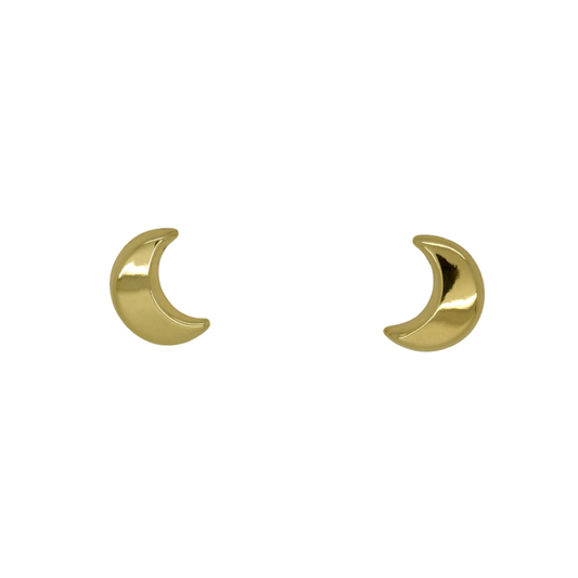 Moon Stud Earrings