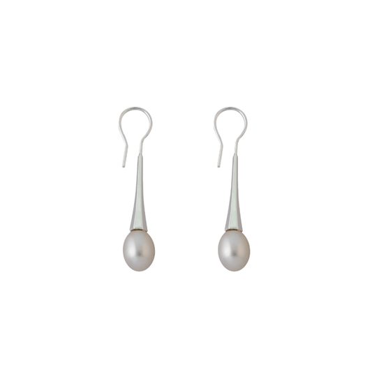 Pearl Stem Earrings