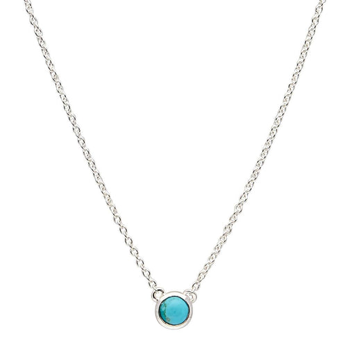 Heavenly Turquoise Silver Necklace