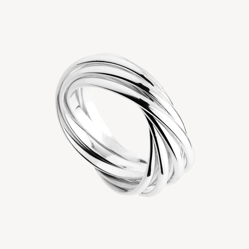 Revival Six-Band Silver Ring