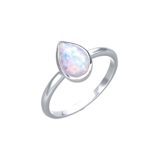 Pear Czelline Opal Ring