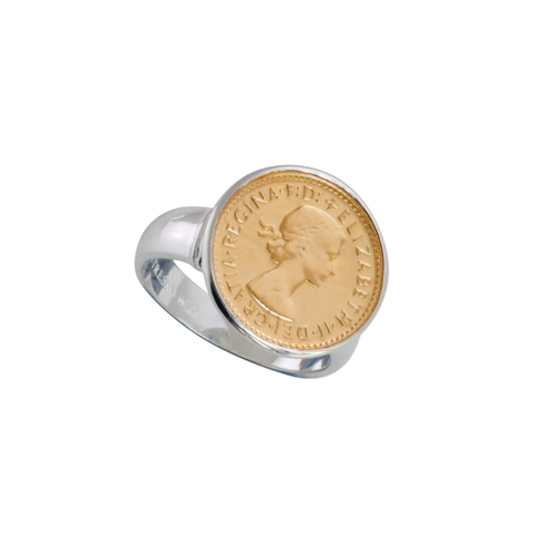 Threepence Coin Ring