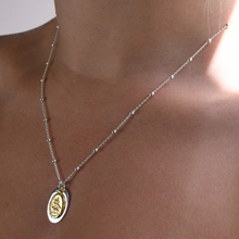 Load image into Gallery viewer, Rosario Necklace With St Christopher