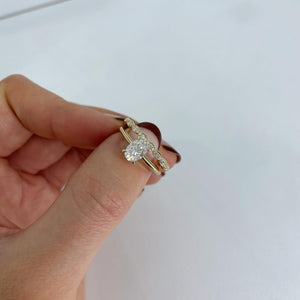 Diamond Marquise Stacker Ring